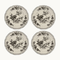 Byron white dinner plate (set of 4)