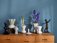 Ceramic Vase with Arrangement Plate