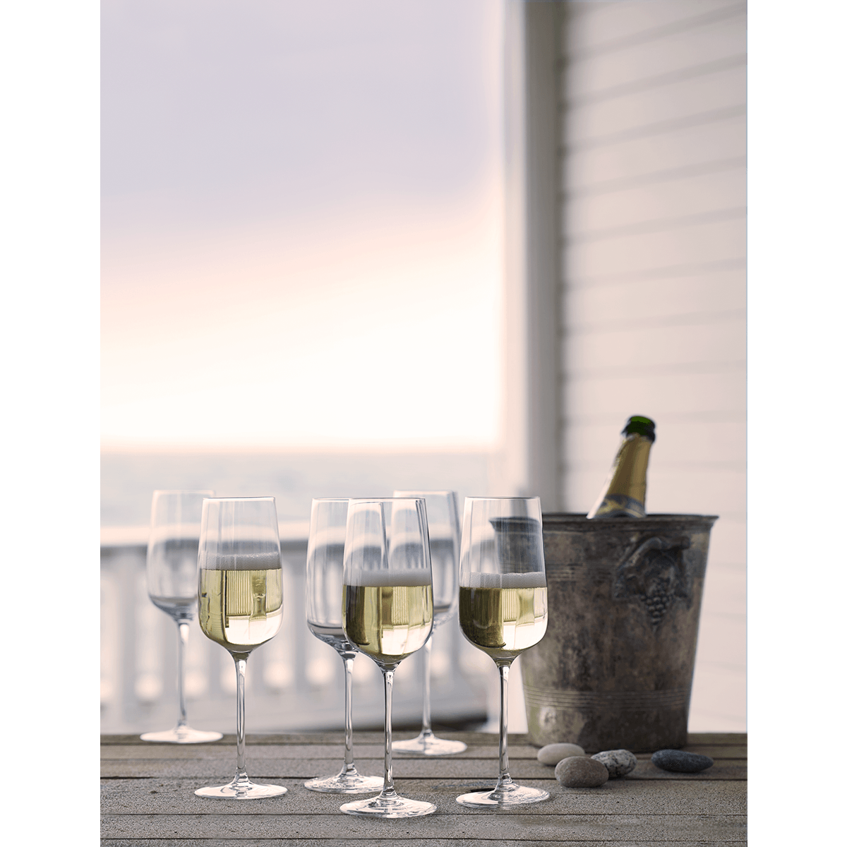 Holmegaard Bouquet Champagne Glass, Set of 6