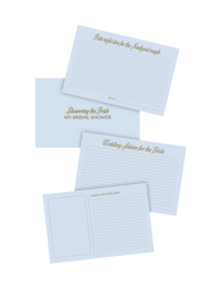 Bridal shower photo album insert pack