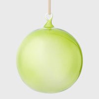 Glass Bubble Balls - Spring Green (Set of 3)