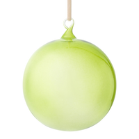 Glass Bubble Balls - Spring Green (Set of 3)
