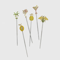 Tropical Cocktail Picks (Set of 6)