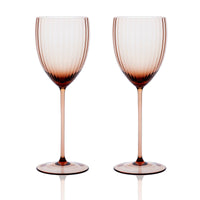 Quinn Amber White Wine Glasses, Set of 2