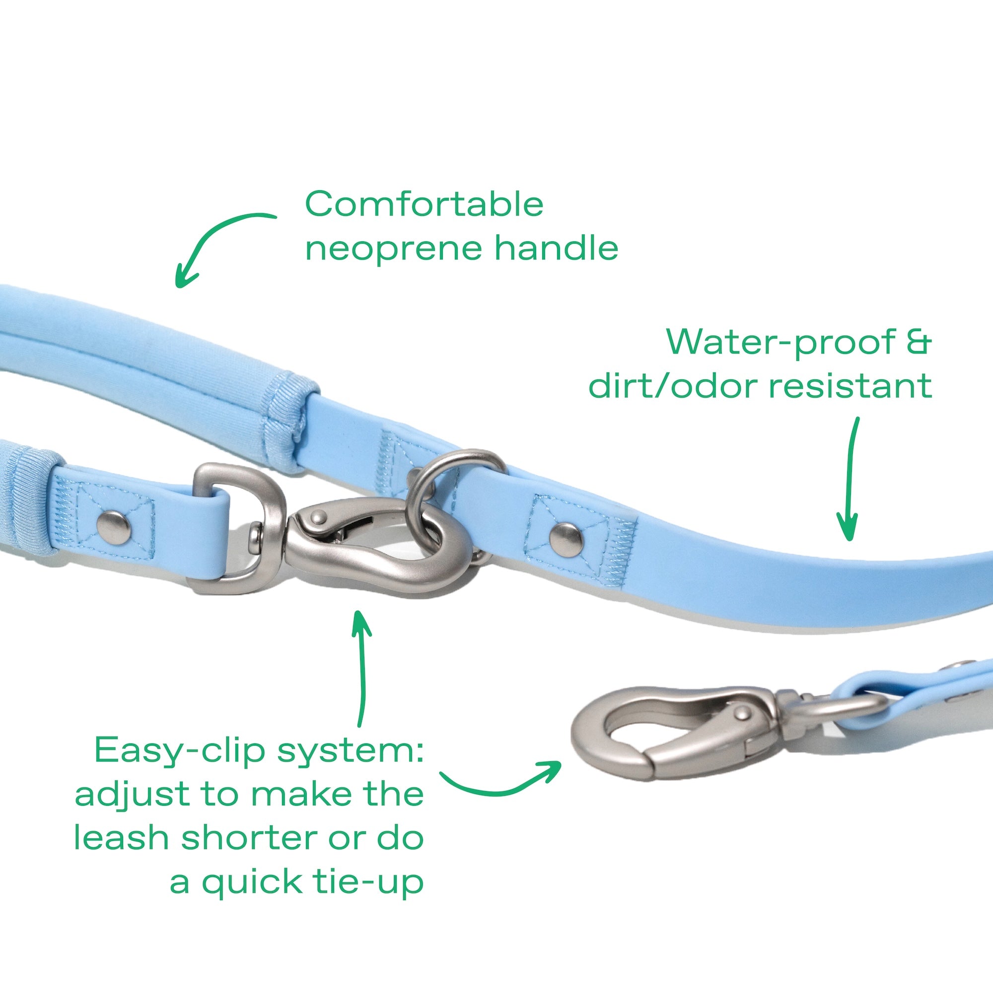 Original Dog Leash with Neoprene Handle - 5ft