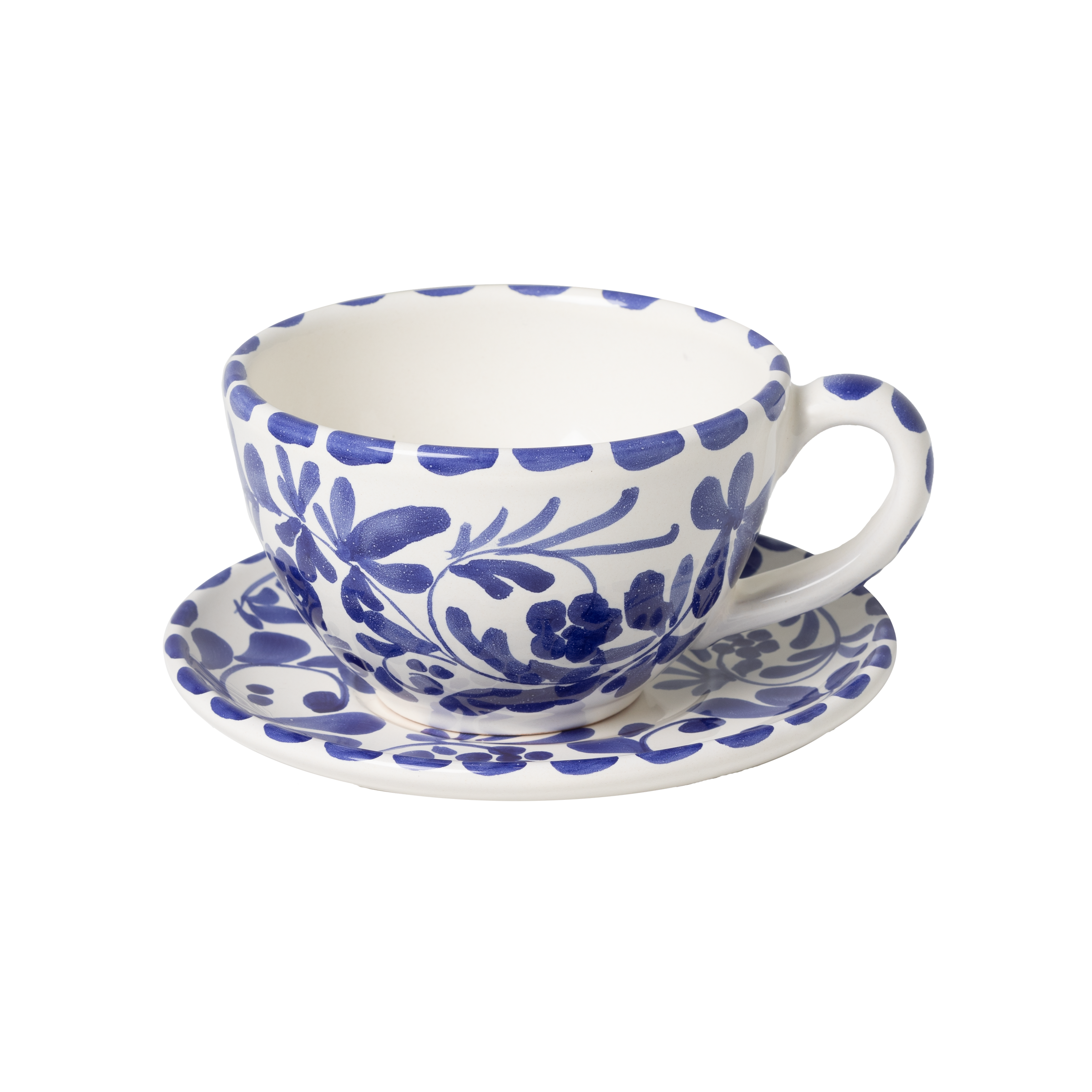 Coffee Cup with Saucer - Azul Clásico
