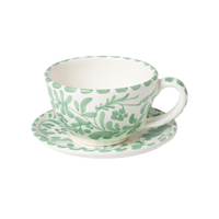 Coffee Cup with Saucer - Verde