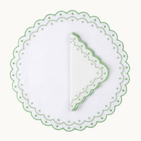 Carmen green linen placemat (set of 4)