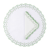 Carmen green linen placemat (set of 4)