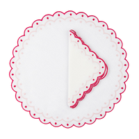 Carmen red linen placemat (set of 4)