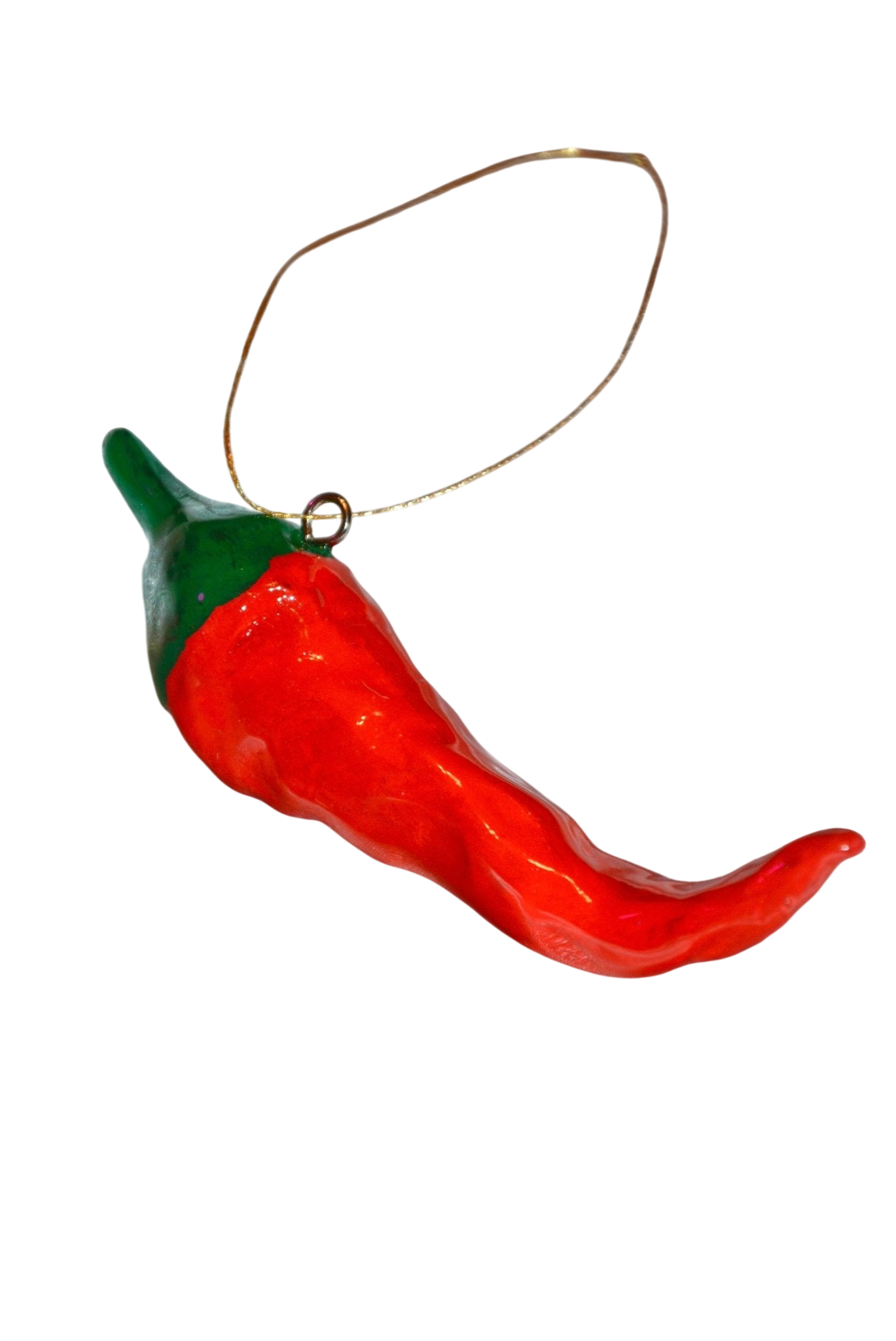 CERAMIC CHILI PEPPER ORNAMENT