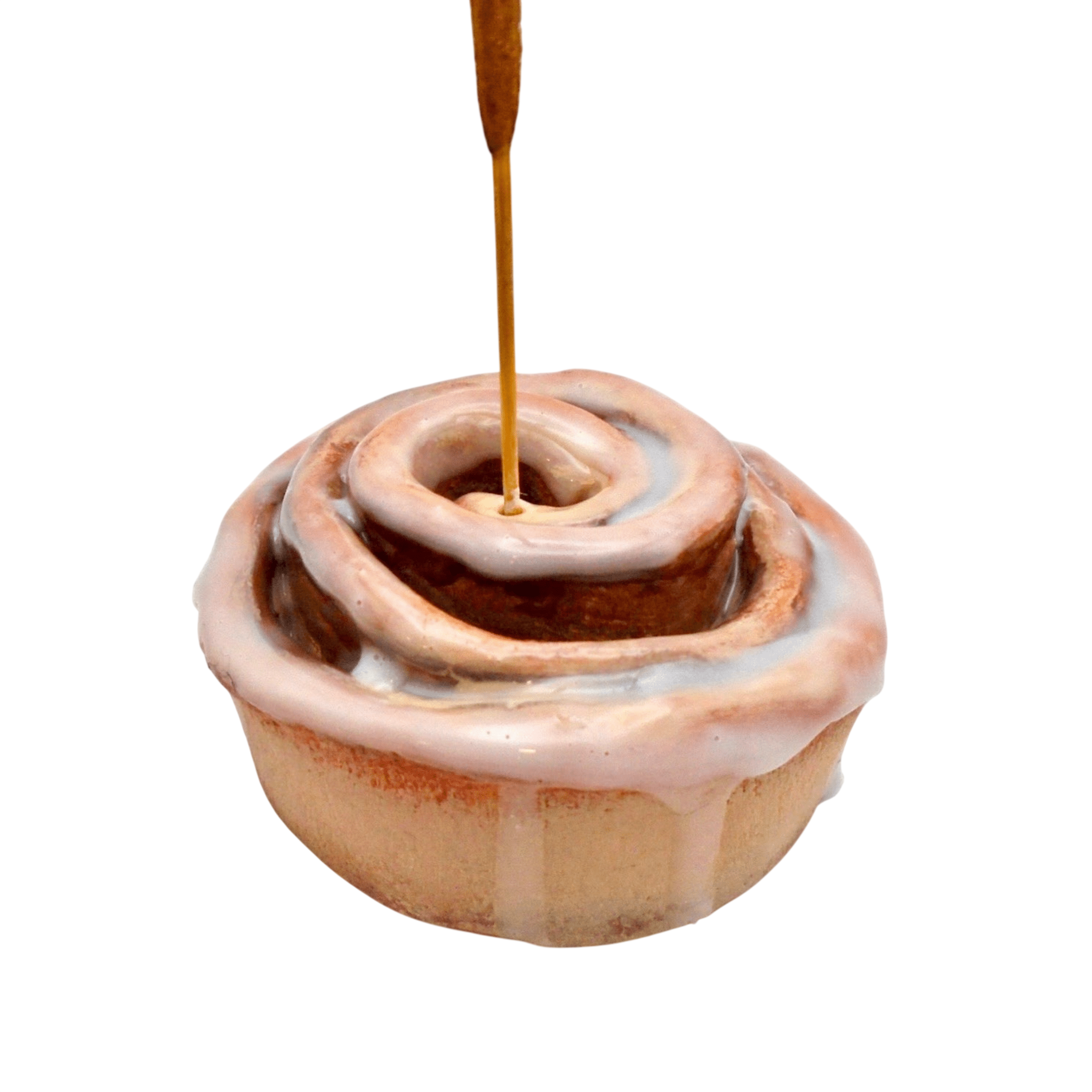 CERAMIC CINNAMON BUN INCENSE HOLDER