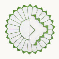 Charlotte green linen placemat (set of 4)