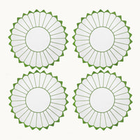 Charlotte green linen placemat (set of 4)