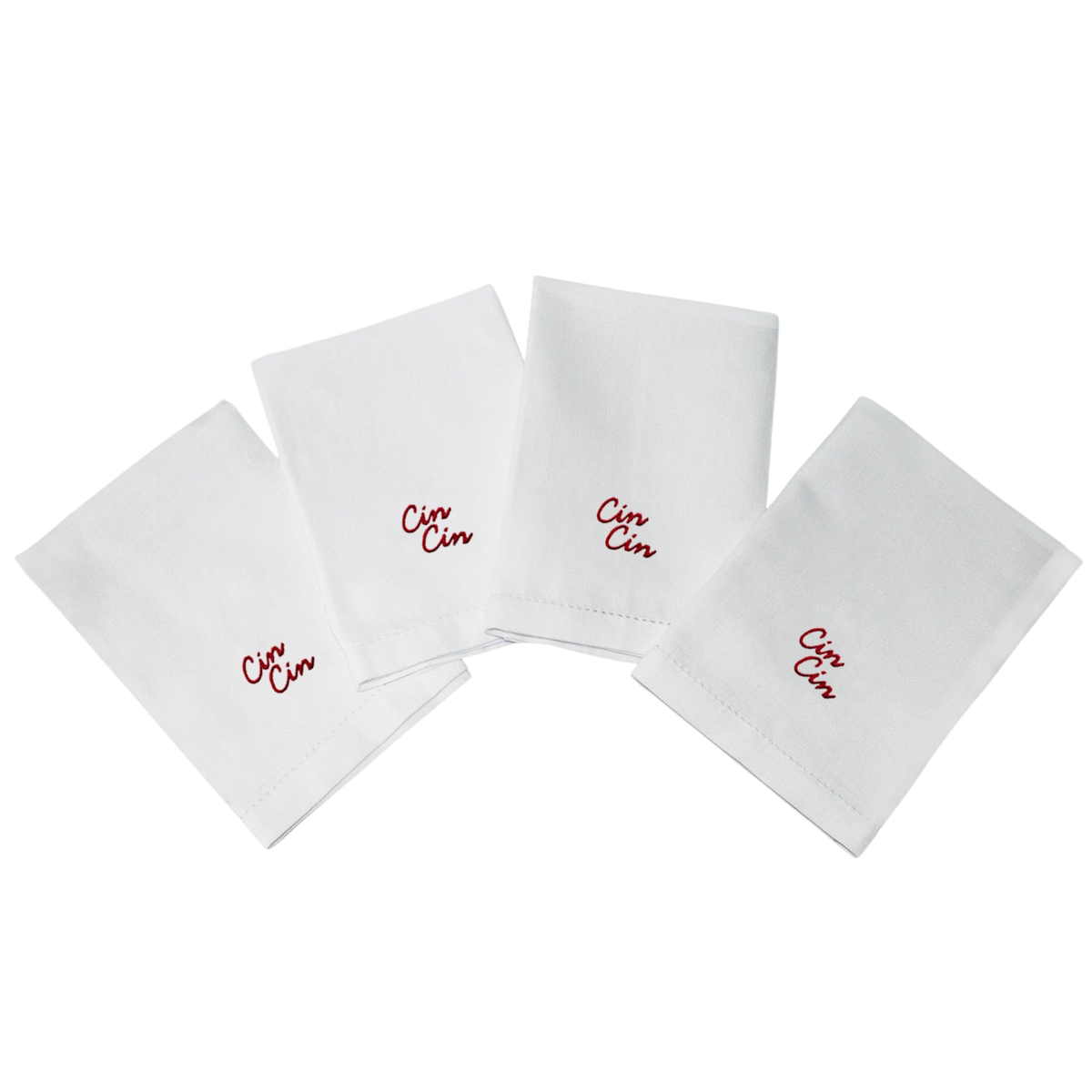 'Cin Cin' Dinner Napkins (Set of 4)
