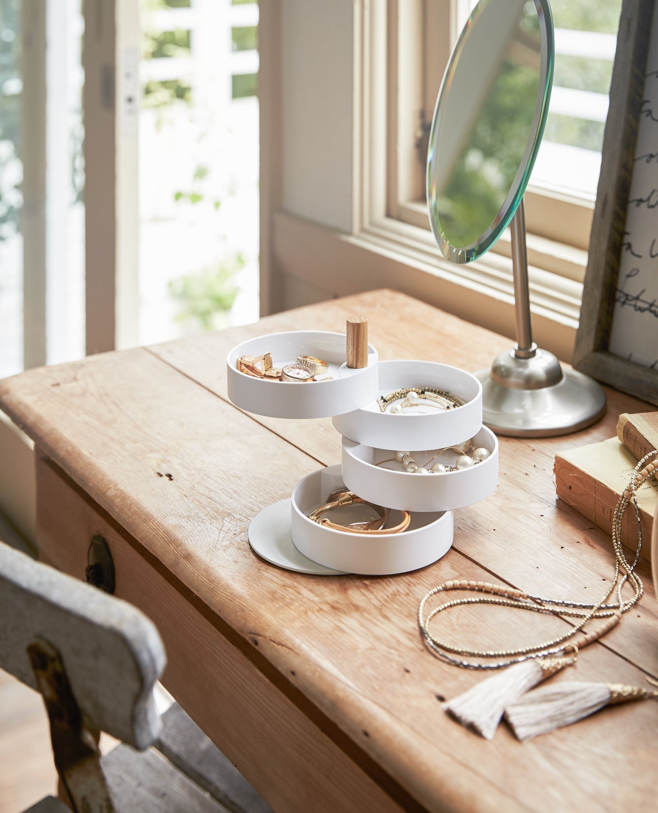 Open Top Stacked Jewelry Organizer