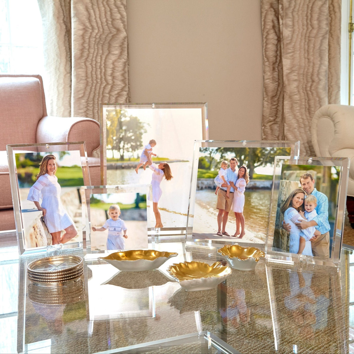 Clear Acrylic 5" x 7" Beveled Frame