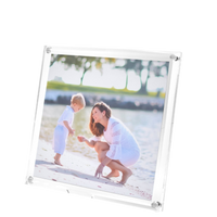 Clear Acrylic 6" x 6" Beveled Frame