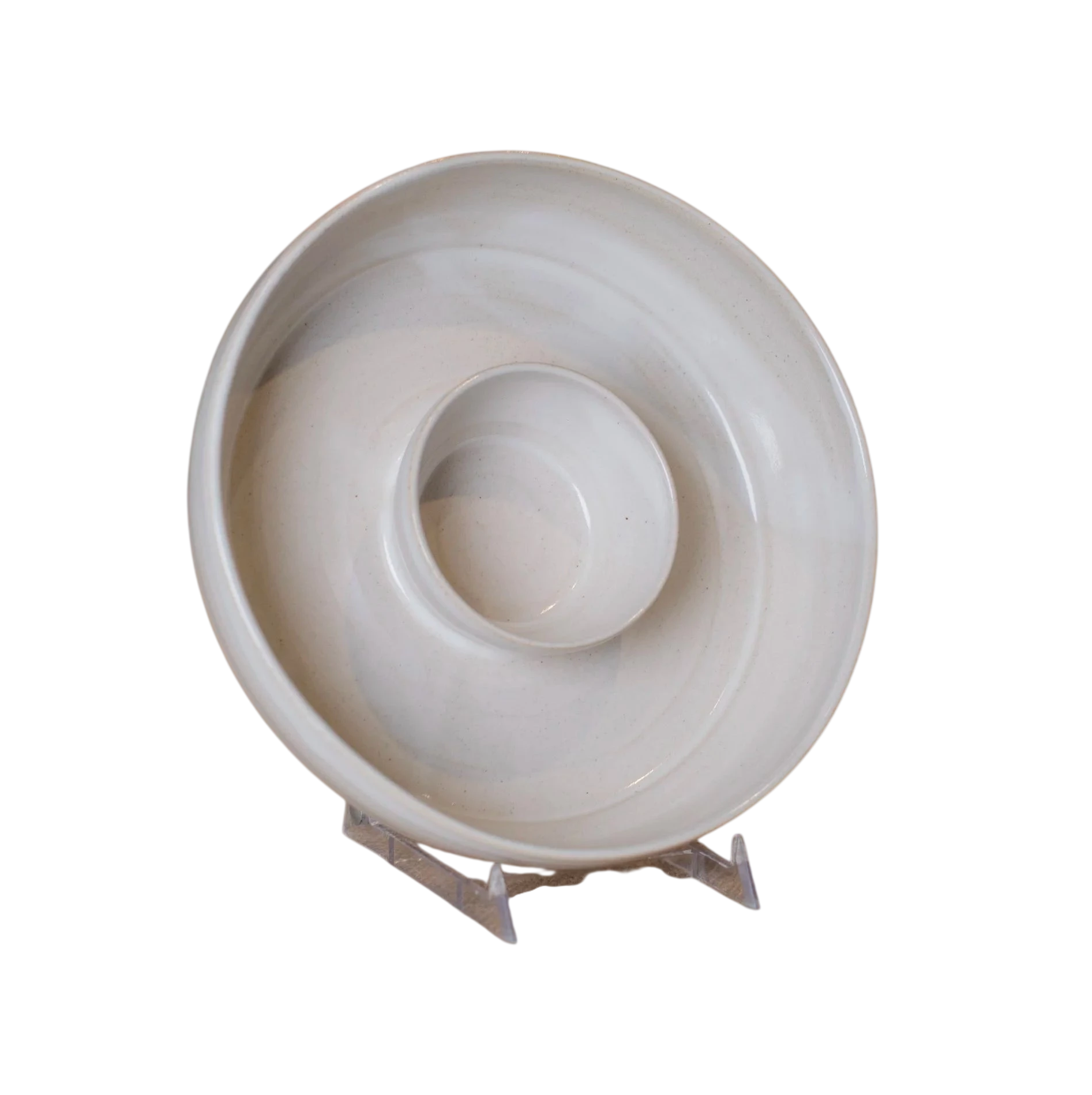 Coastal Clay Co. Large Chip and Dip Bowl