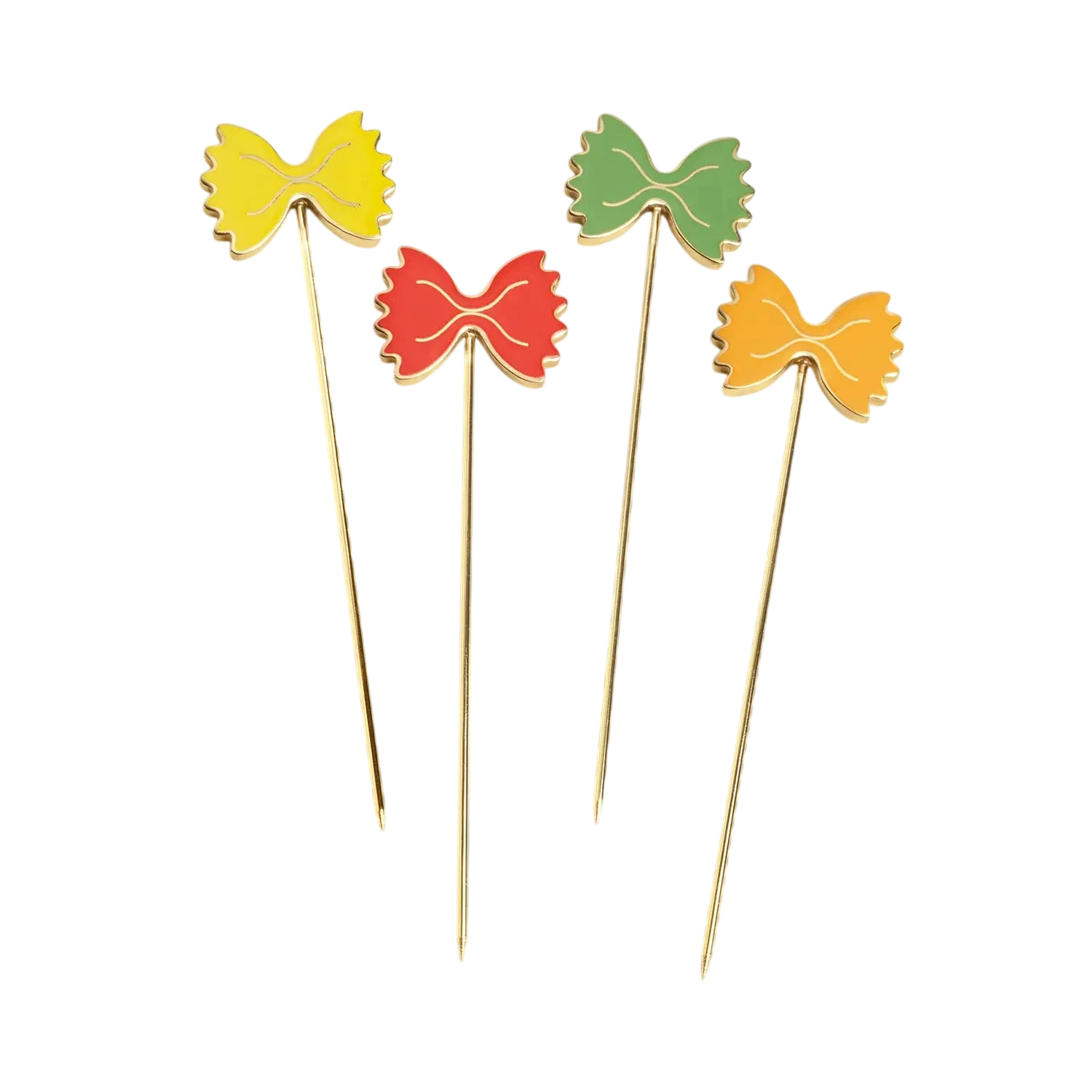 Octaevo Cocktail Picks - Pasta Party (Set of 4)