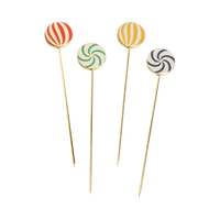 Octaevo Cocktail Picks - Candy Crush (Set of 4)