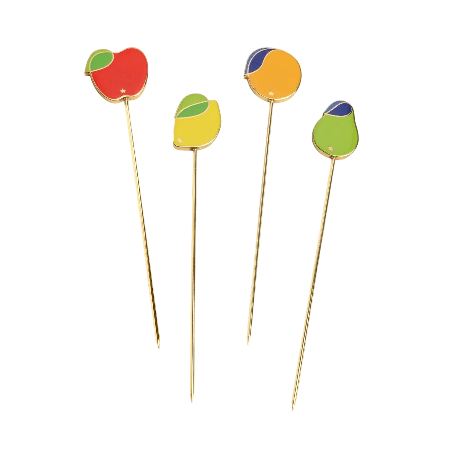 Octaevo Cocktail Picks - Tutti Frutti (Set of 4)
