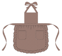 Constance Floral Ruffled Apron