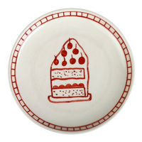 Ceramic Celebration Dessert Plate