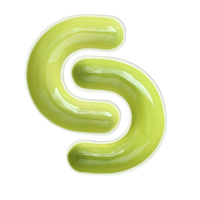Cee Dip Plate - Lime Green (Set of 2)