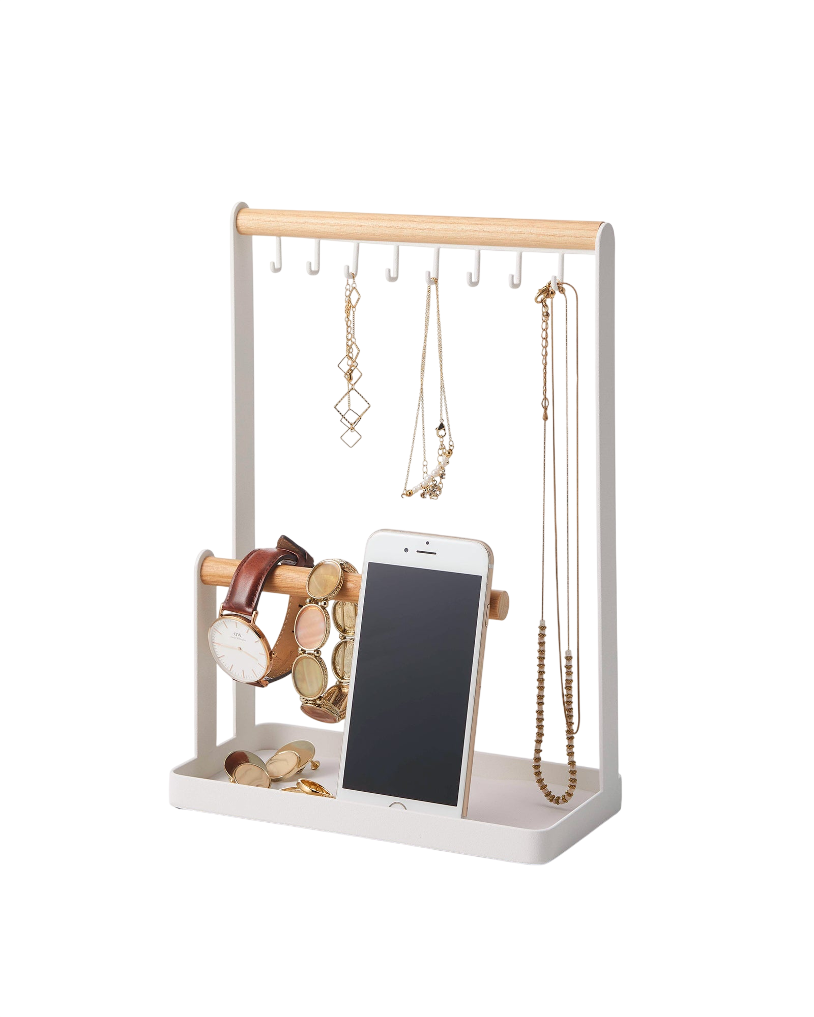 Jewelry + Accessory Display - Steel + Wood