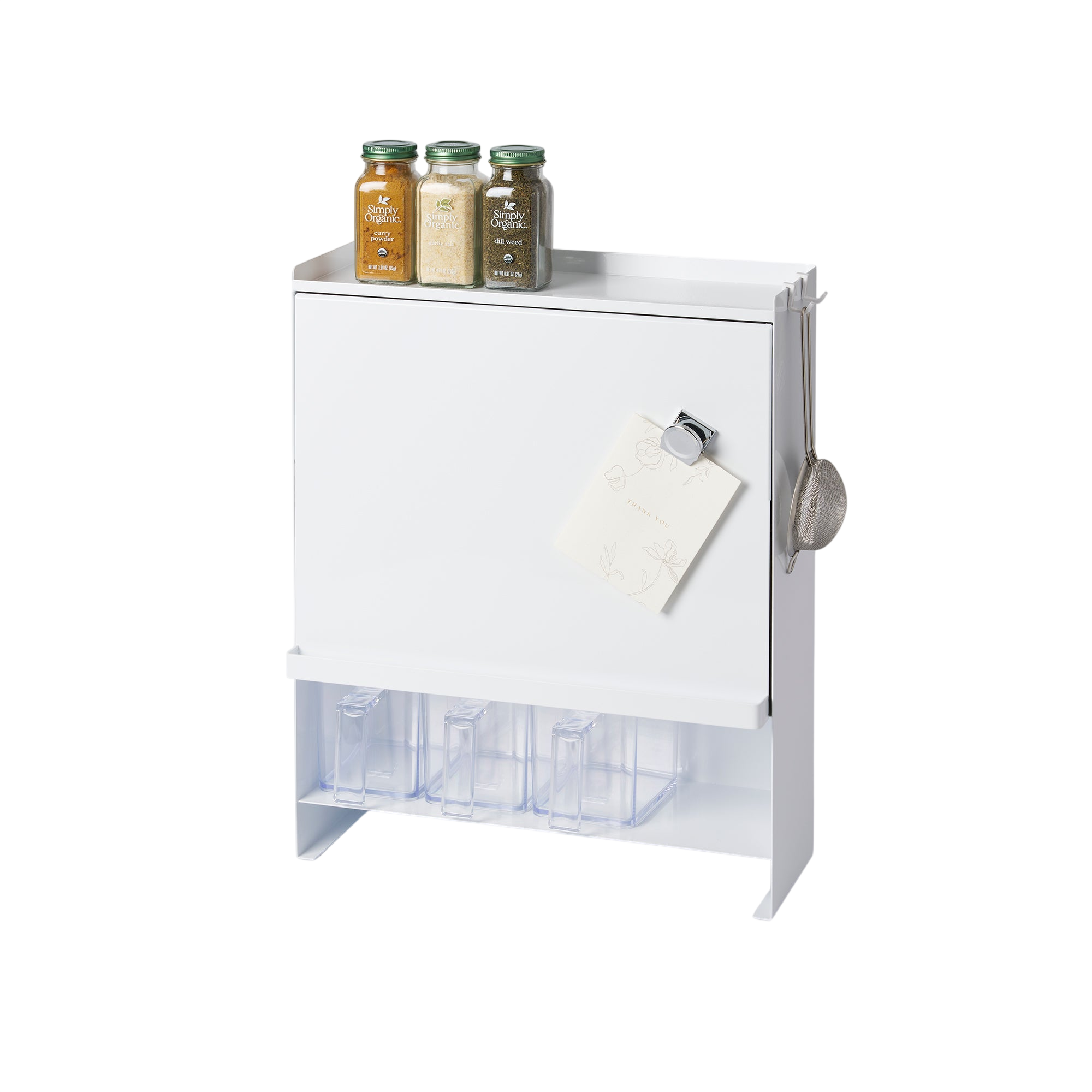Concealable Spice Rack - Steel