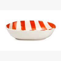 Ceramic Stripe Bowl (Set of 2)