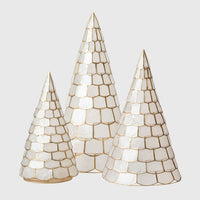 Capiz Trees - White (Set of 3)