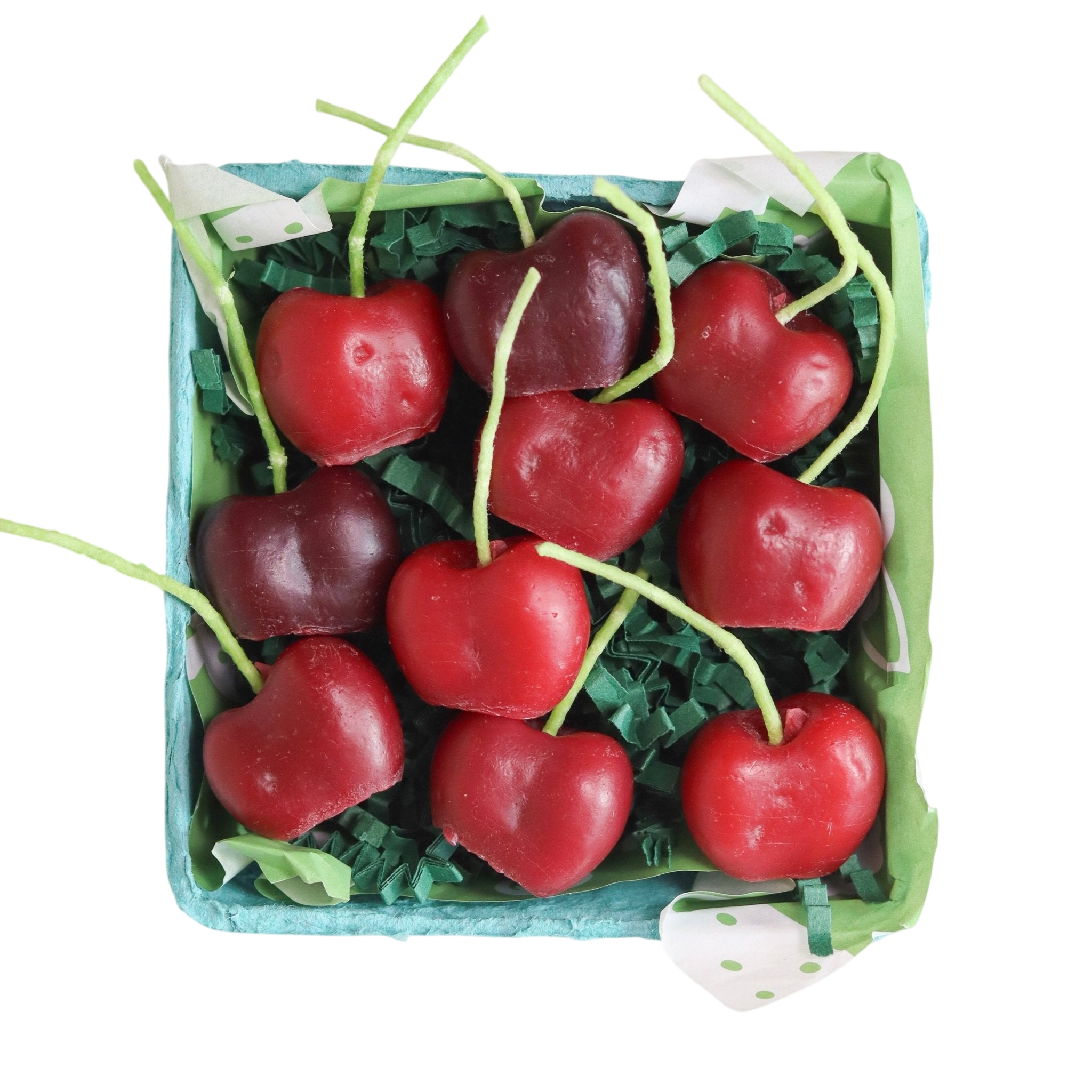 Beeswax Dark Red Cherry Candles