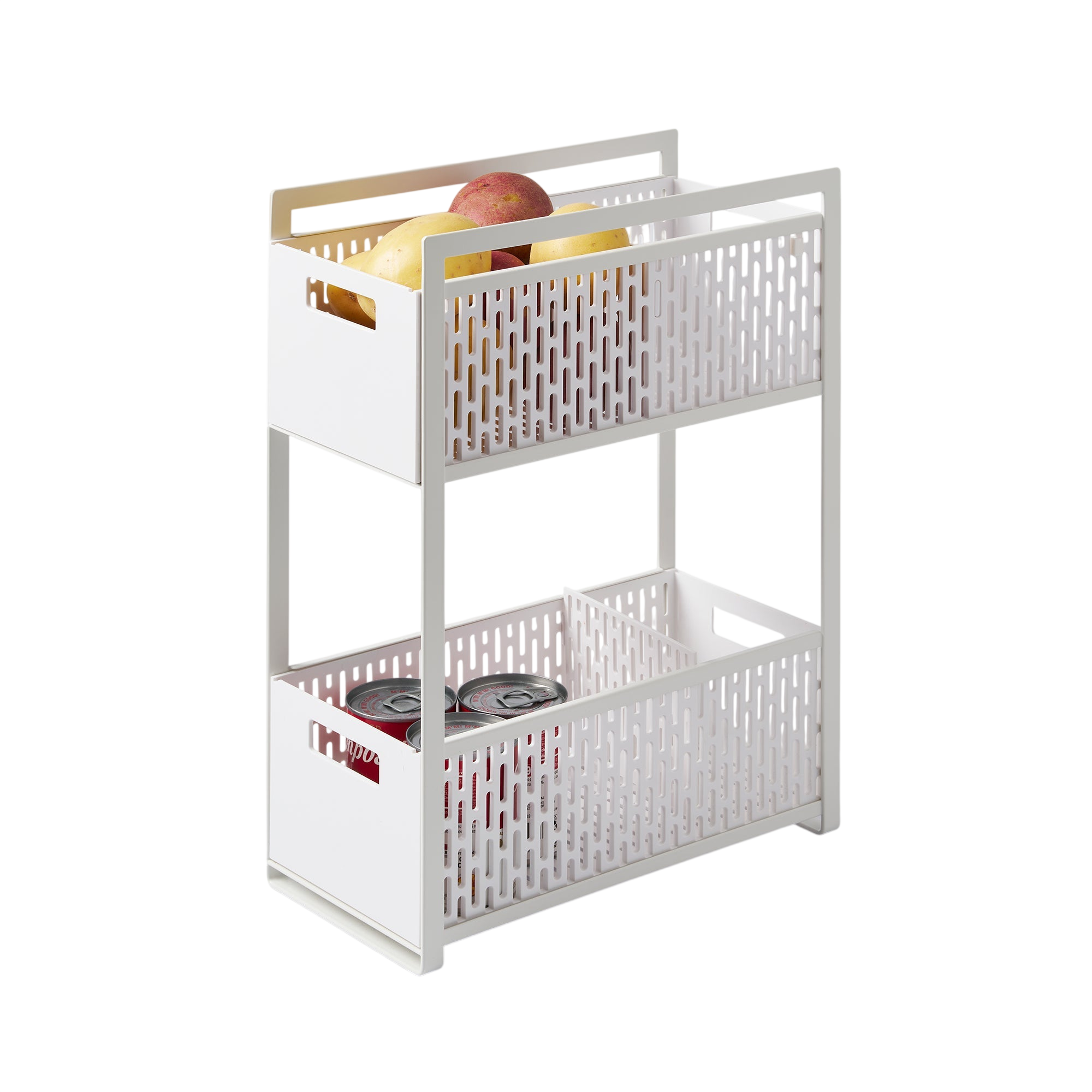 Two-Tier Cabinet Storage Basket