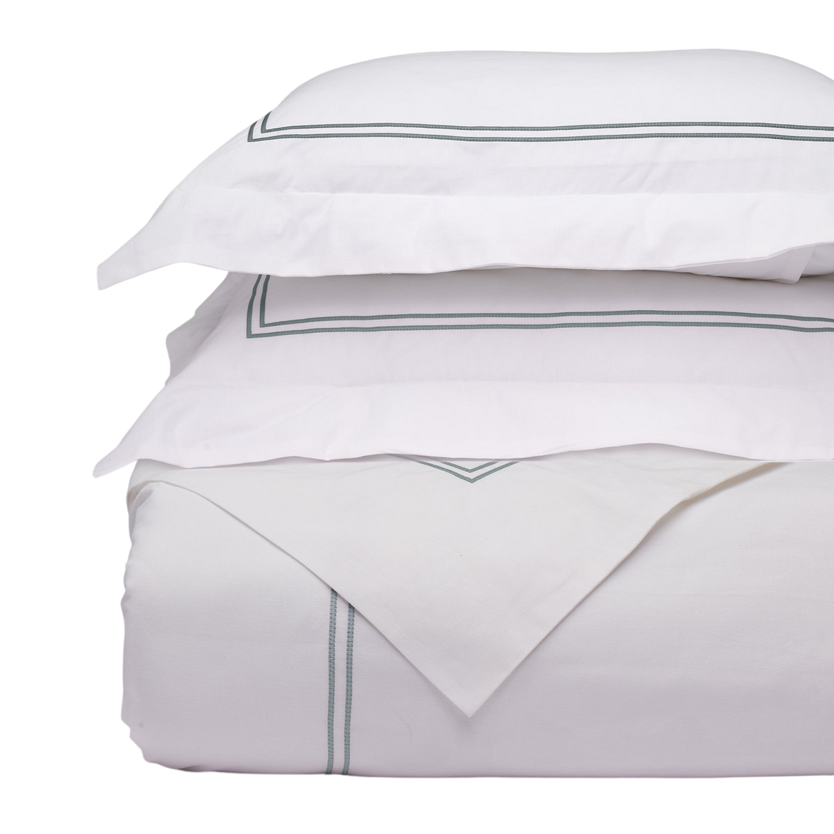 Ella Embroidered Duvet Cover & Shams Bedding Bundle