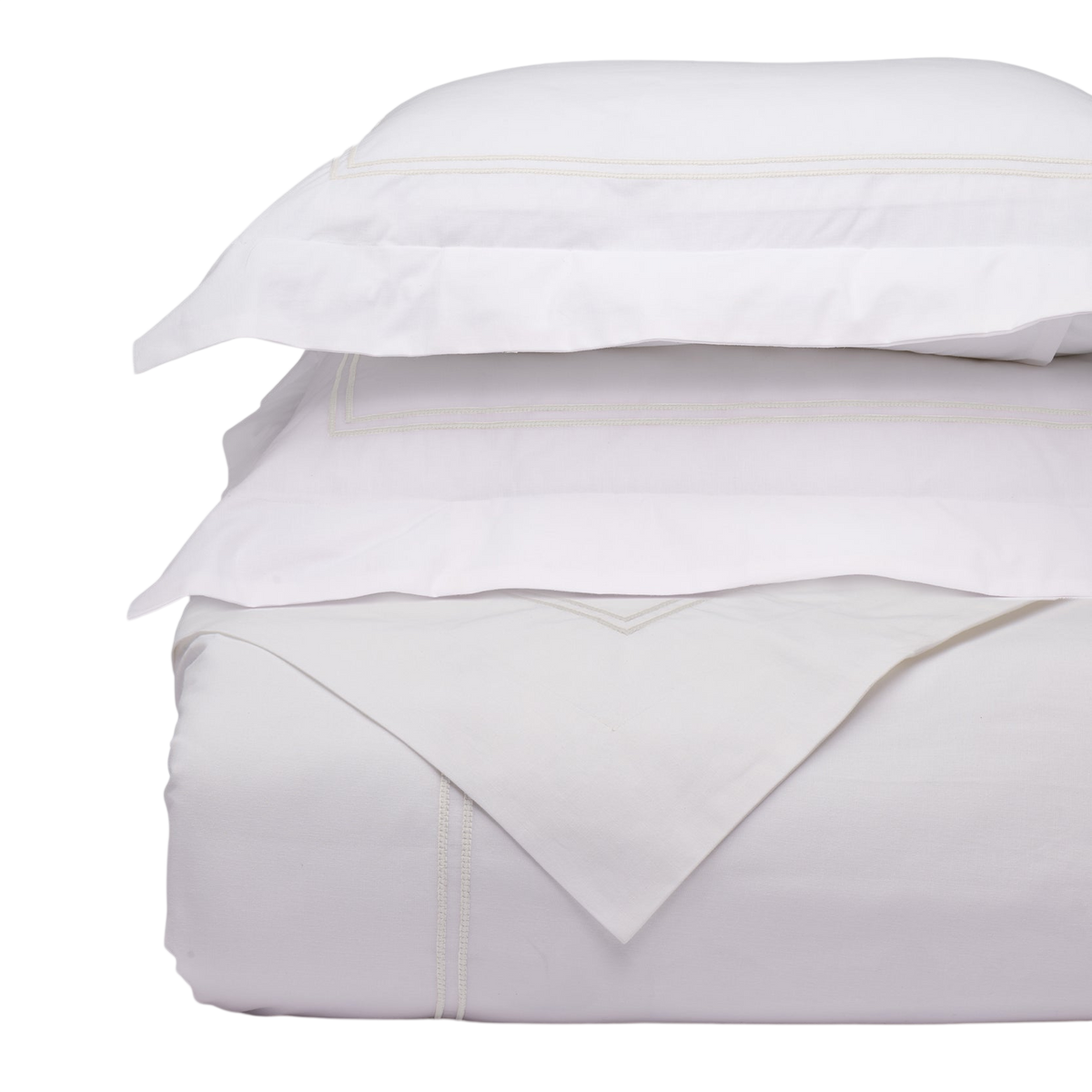 Ella Embroidered Duvet Cover & Shams Bedding Bundle