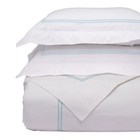 Ella Embroidered Duvet Cover & Shams Bedding Bundle