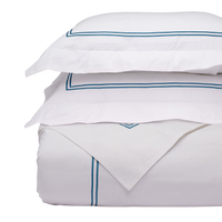 Ella Embroidered Duvet Cover & Shams Bedding Bundle