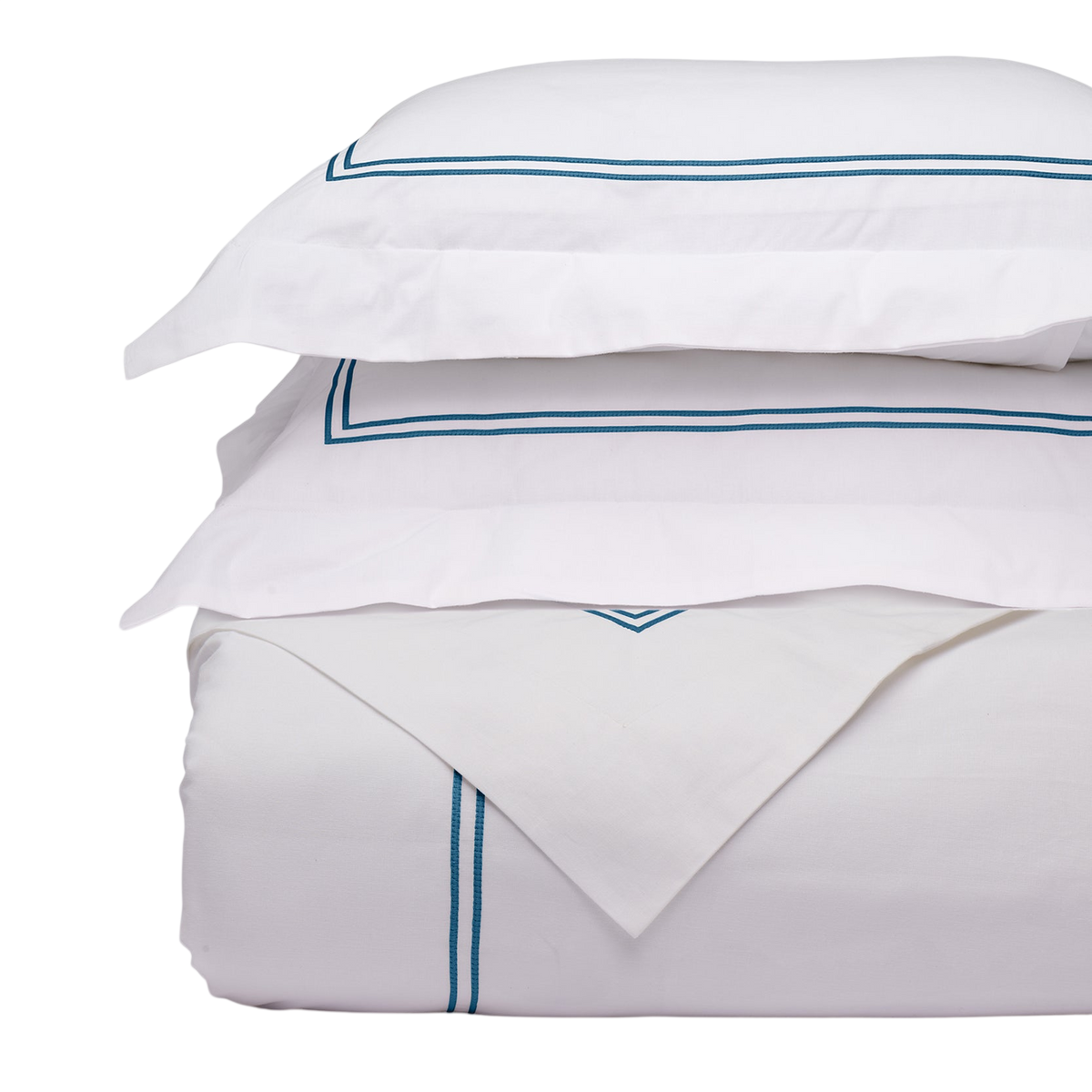 Ella Embroidered Duvet Cover & Shams Bedding Bundle
