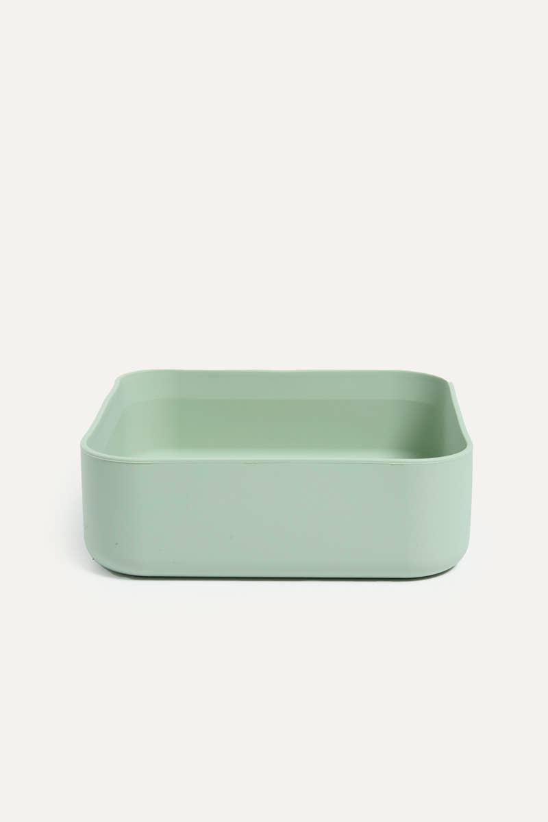 Square Bowls & Mat Set