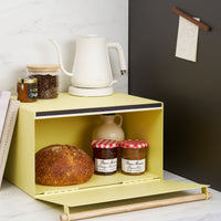 Bread Box - Steel + Wood