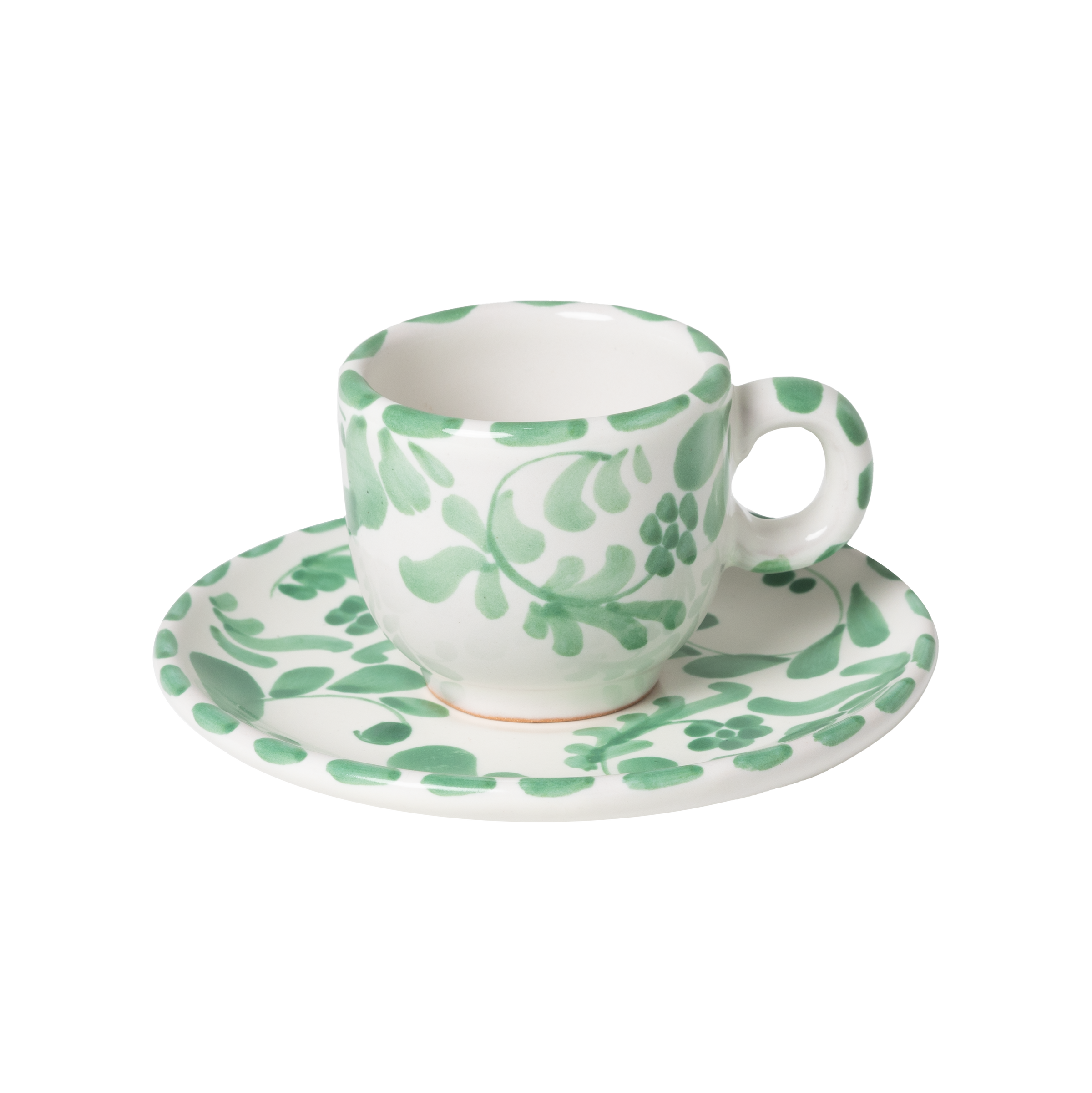 Espresso Cup with Saucer - Verde