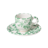 Espresso Cup with Saucer - Verde