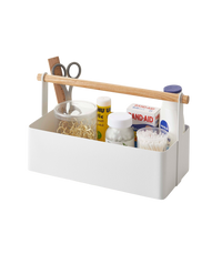 Storage Caddy - Large - Steel + Wood