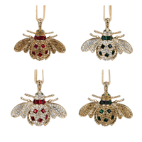 Classic Bee Hanging Ornament Boxed Set - Red and Green