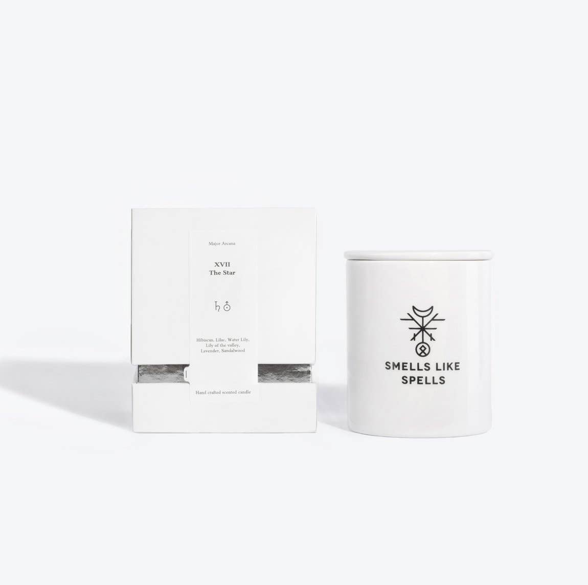 Major Arcana  - The Star | Candle & handmade Porcelain Jar