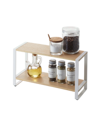 Two-Tier Riser - Steel + Wood