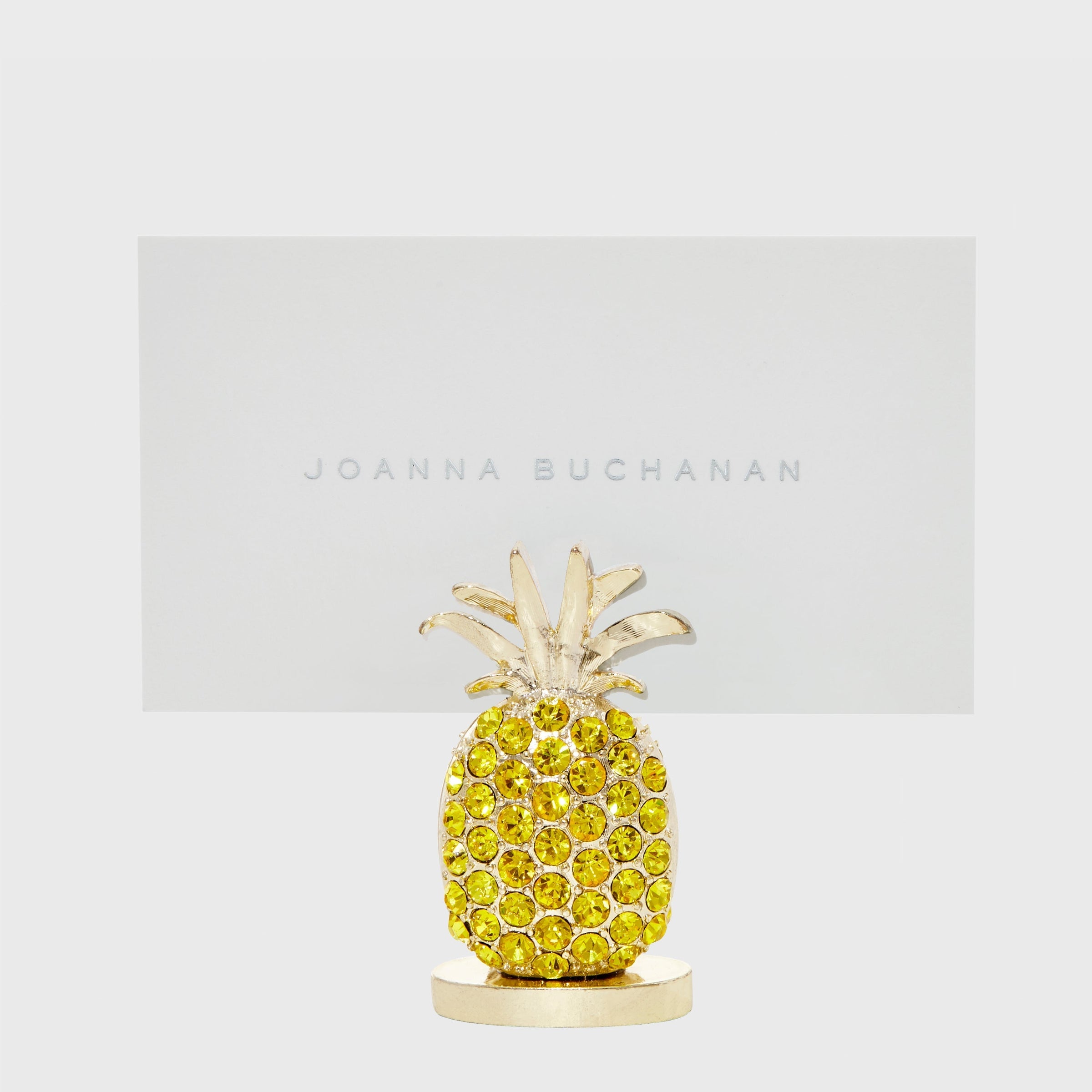 Pineapple Placecard Holders - Yellow (Set of 2)