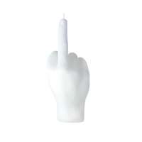 CandleHand "F*ck You" Candle - White